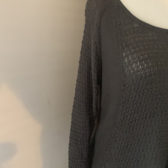 Grey Helmut Lang asymmetrical sweater - Picture 3 of 4